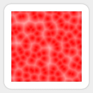Red and white spots that are immortal to disease Sticker
